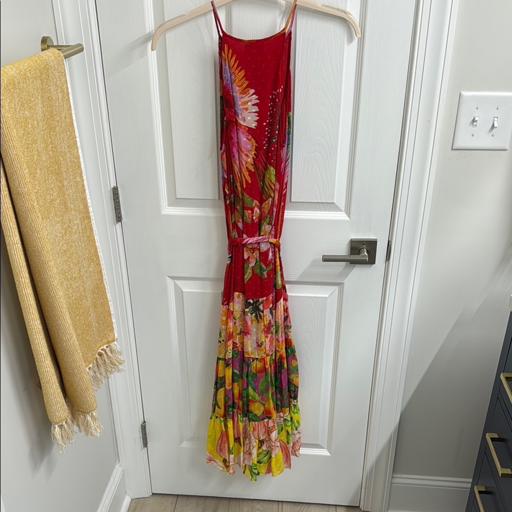 FARM Rio Red Floral Maxi Dress - Picture 6 of 7